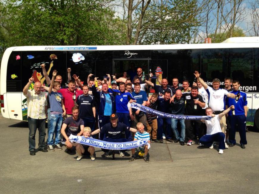 Baabe reiste mit Fanbus zum Herrentagsspiel nach Behren-Lübchin